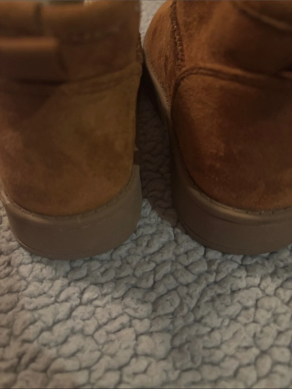 Sonoma Kids Tan Suede Fleece-Lined Ankle Boots